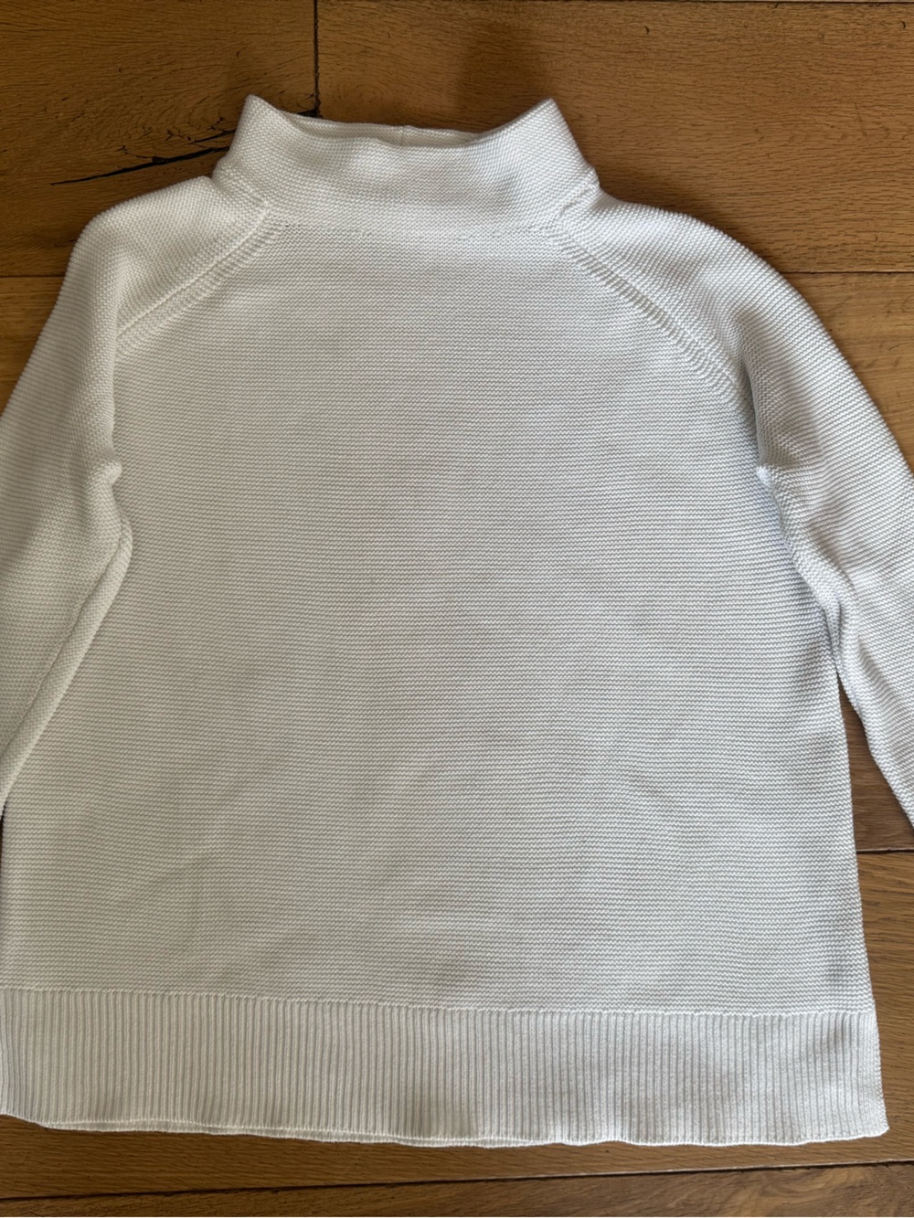 100% Cotton Forte Mock Neck Sweater